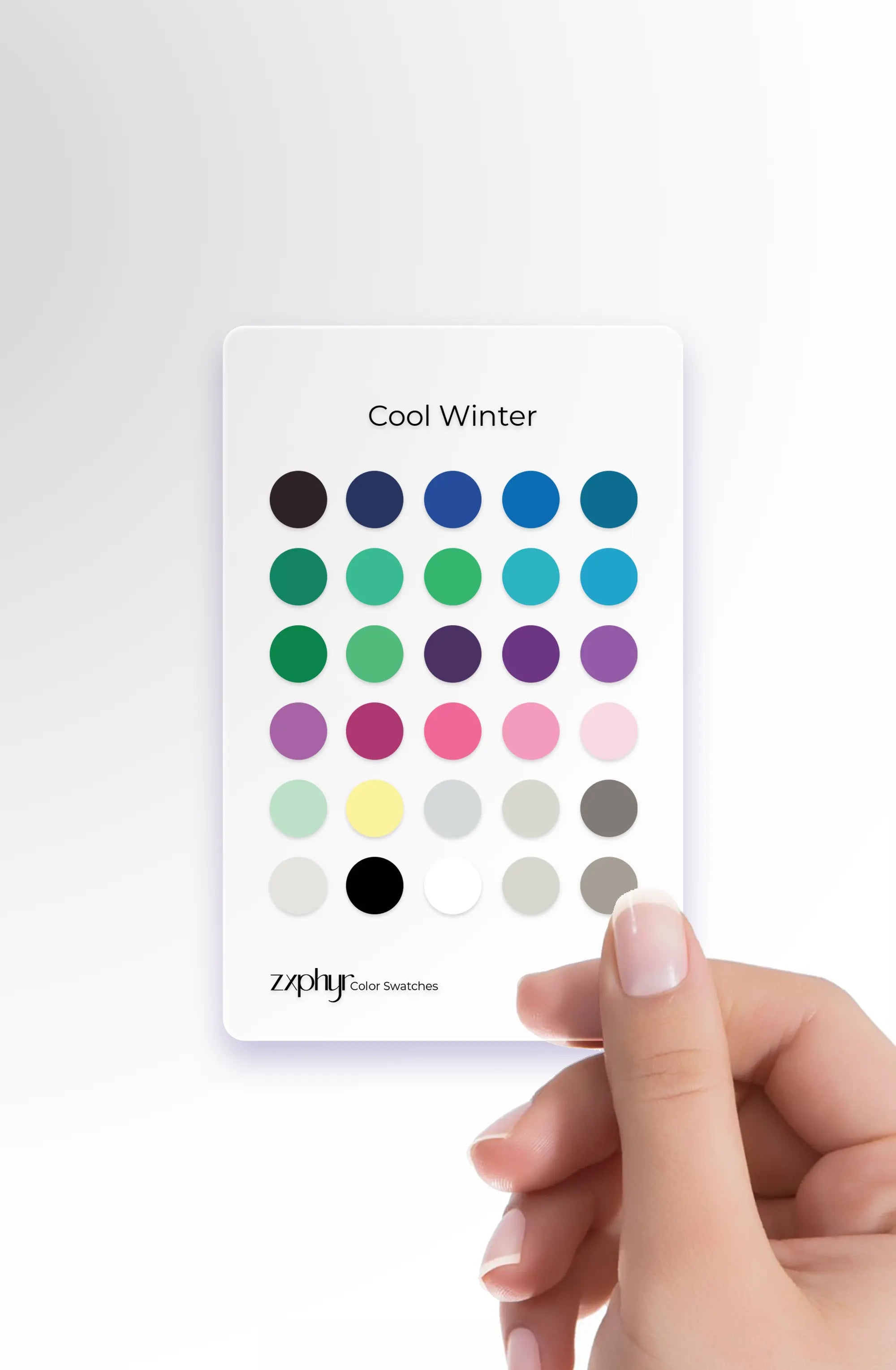 Season Color Swatch Card